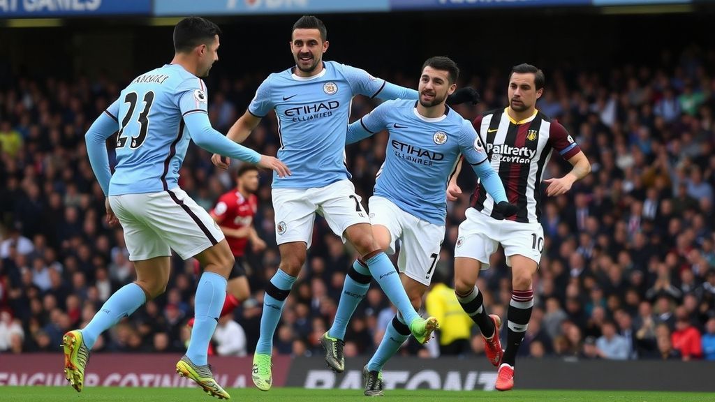 英超争冠夜惊天逆转！阿森纳绝杀登顶，曼城爆冷失分落后9分