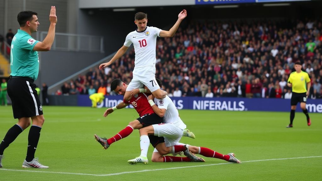 温布利友谊赛现争议判罚！马奎尔炮轰裁判：这种铲抢都不红牌？