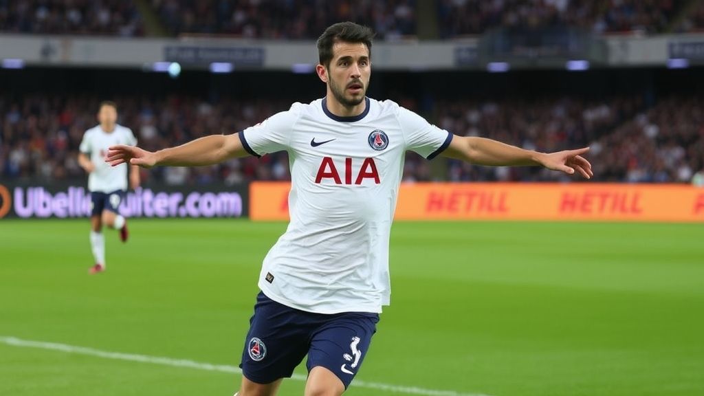 巴黎中场核心若昂·内维斯遭遇双线停赛 欧超杯战热刺恐变阵